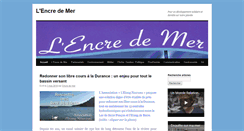 Desktop Screenshot of l-encre-de-mer.fr